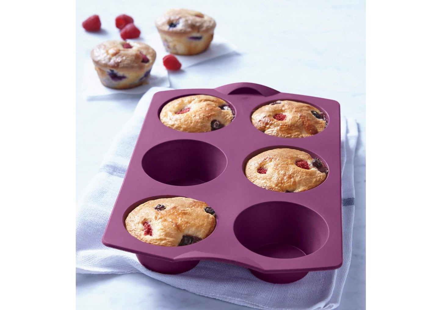Forme à muffins en silicone Tupperware image 4
