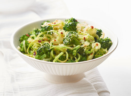 Salade de brocoli spiralée