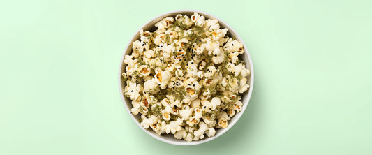 Popcorn au sésame noir et aux algues