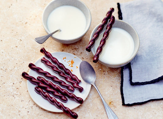 Bâtonnets de chocolat chaud