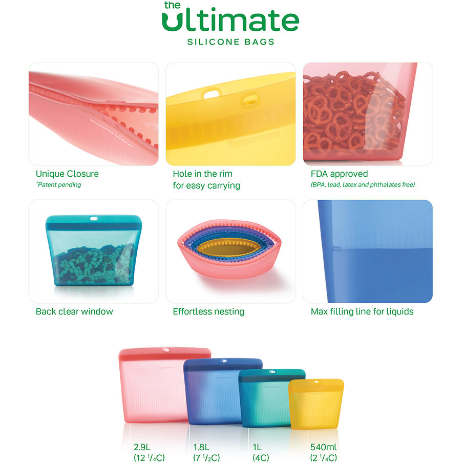 Ultimate Silicone Stand-Up Bag Medium