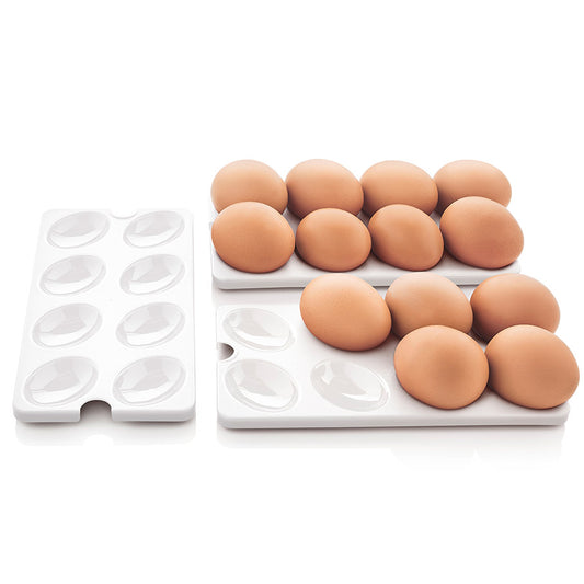 Inserts pour plateaux d'œufs (blanc)